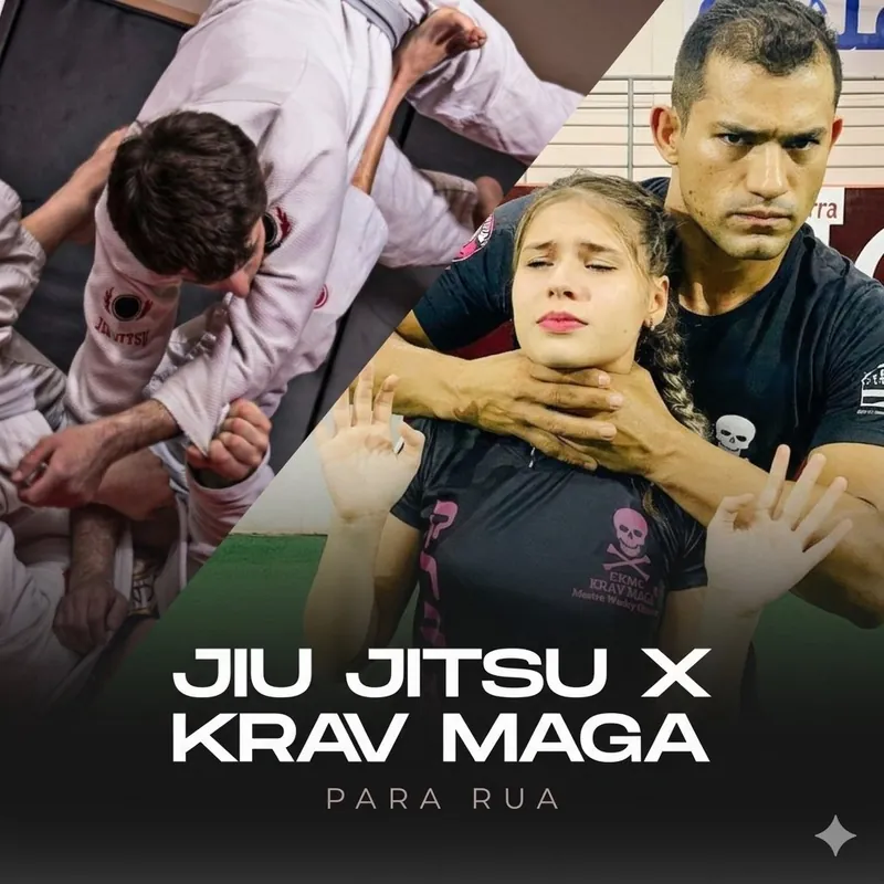 Jiu Jitsu x Krav Maga para Rua