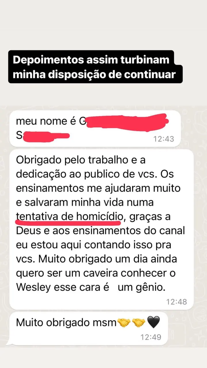 Aluno conta que o ensino salvou sua vida numa tentativa de homicídio