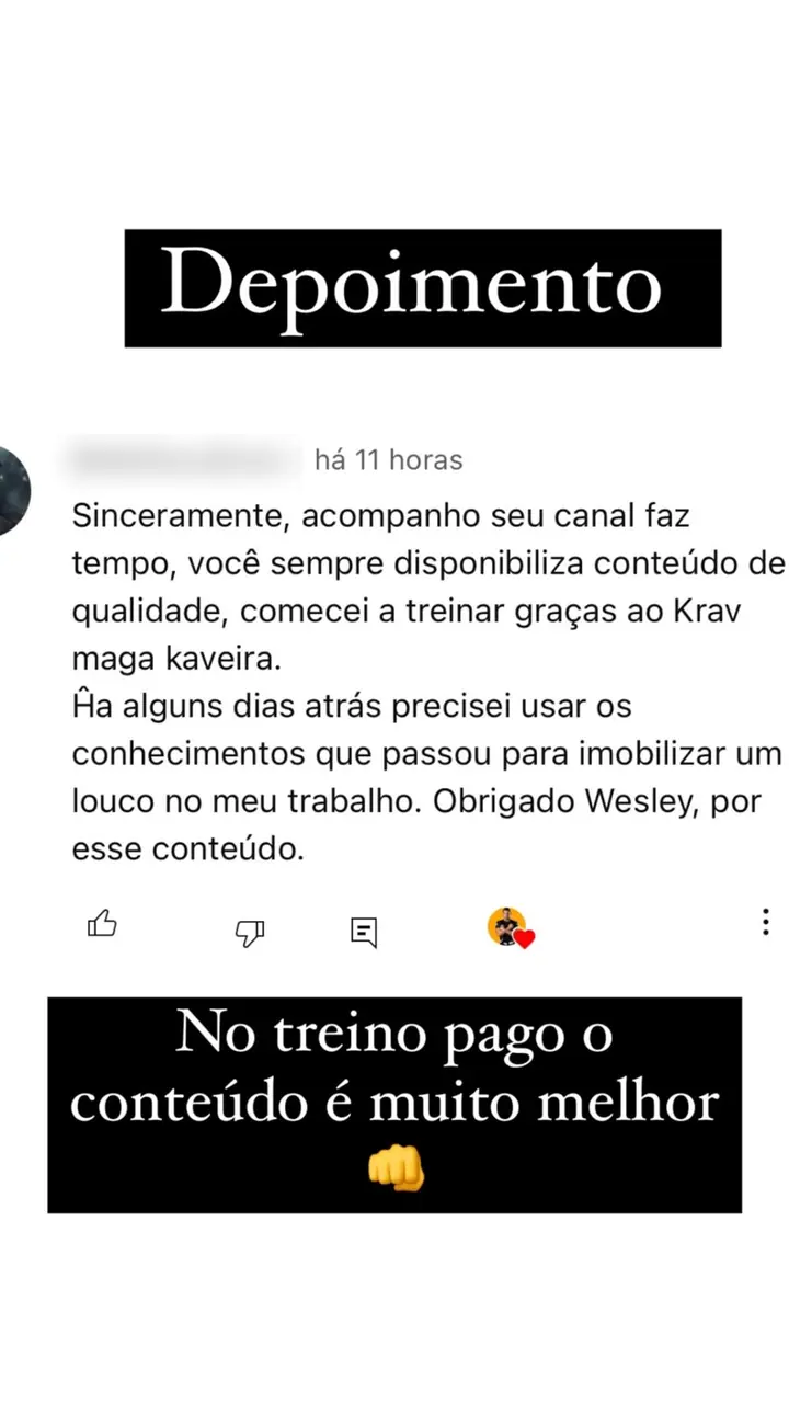 Aluno conta que imobilizou uma pessoa agressiva no trabalho com o que aprendeu